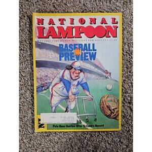 Vintage National Lampoon Magazine Issue May 1984 Pete Rose